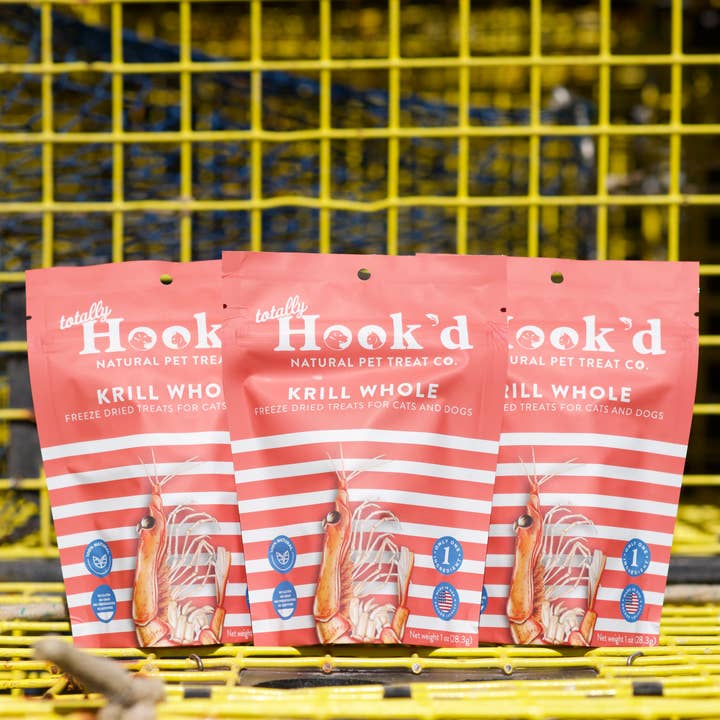Totally Hook'd - Vente Friandises – chien - Friandises pour animaux à la krill, 1 ingrédient, 100 % naturel, lyophilisé2