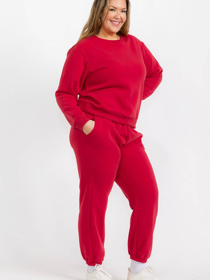 CAPELLA APPAREL - Wholesale Athletic Sweatpants/Joggers - Women's - Plus Size Poly Fleece Elastic Waist Joggers