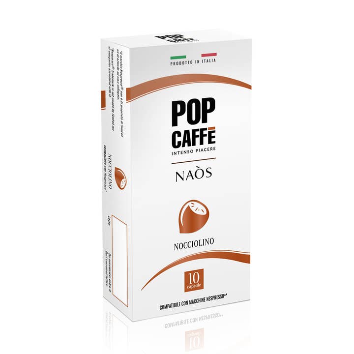 POP CAFFE' NAOS NOCCIOLINO per la vendita all'ingrosso da parte di POP CAFFE'