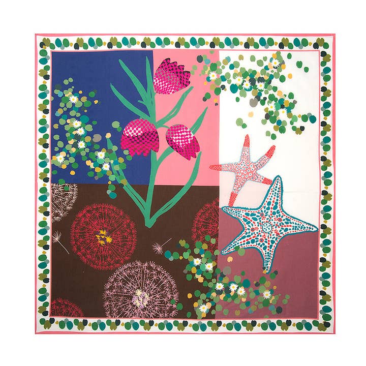 LUNAR - Pareo/Lenço de Algodão Estampado por atacado de ANI