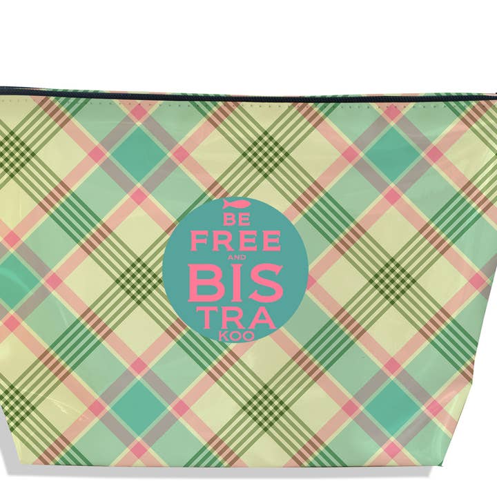 Borsa da toilette Tartan Bistrakoo per la vendita all'ingrosso da parte di BISTRAKOO