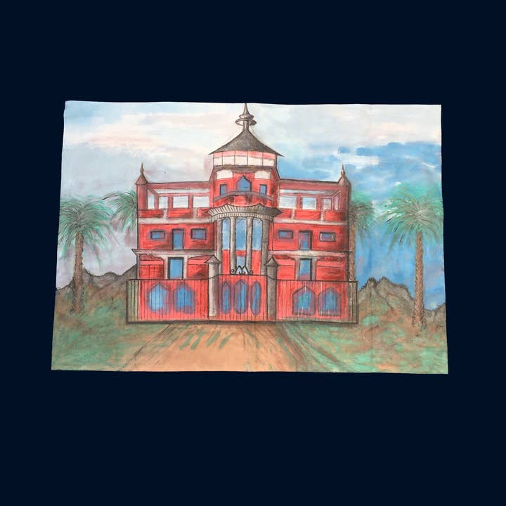 Vliegend canvas - Chinees Palazzina Tapestry voor wholesale door Eugenio Vazzano - Fatto in Sicilia