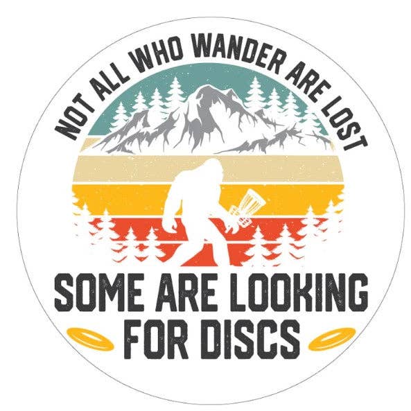 Couvre-pneu de secours blanc Bigfoot Disc Golf pour la vente par Dirty Acres