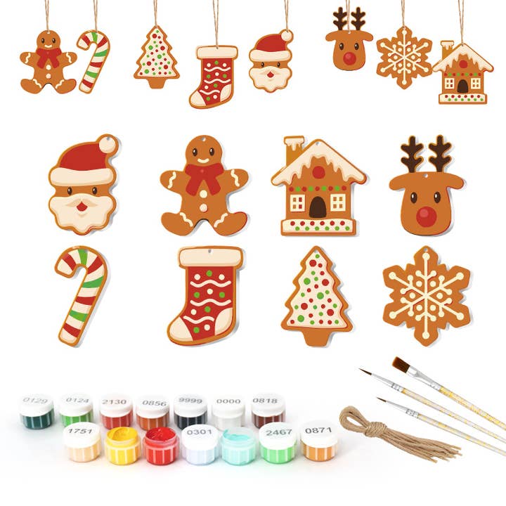 Paint Your Own Christmas Ornaments for wholesale by Paint Your Numbers