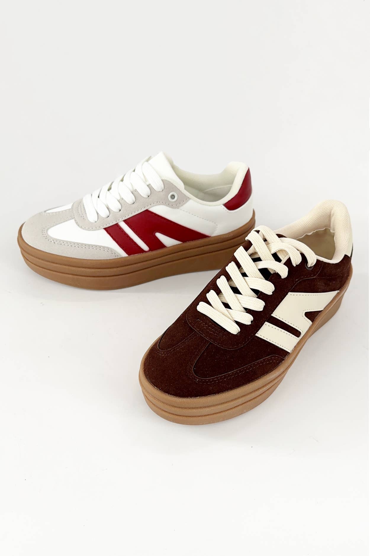 CCOCCI - Vente Baskets tendance – femme - BASKETS À PLATEFORME À BLOCS DE COULEURS TOPPING-052