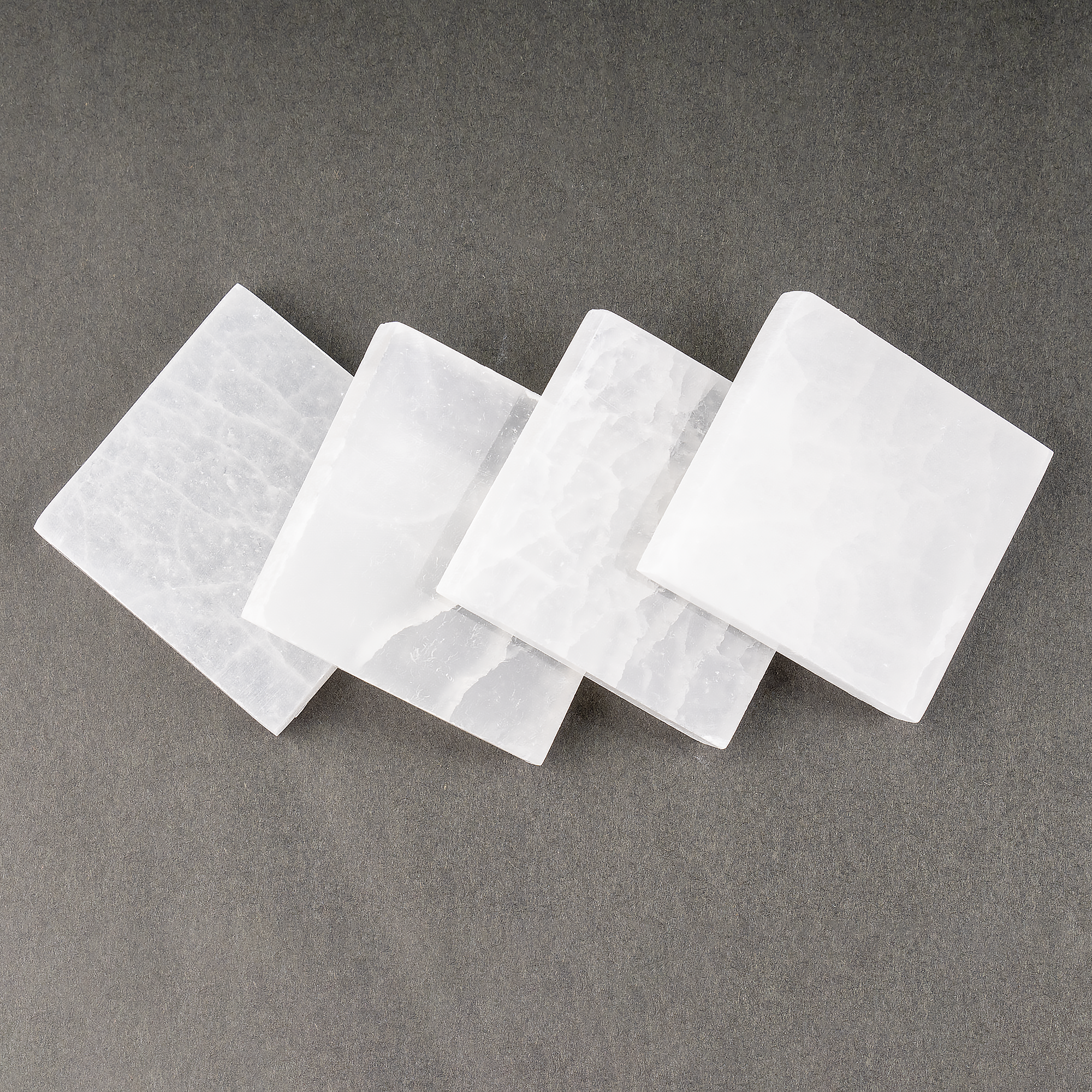 Soothing Crystals - Wholesale Crystal Charging Plate - Selenite Charging Plate | Round Coaster | Selenite Plate1