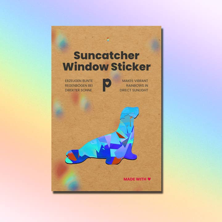 Autocollant de fenêtre attrape-soleil, autocollant océan, décalcomanie prismatique pour la vente par Plottkowski