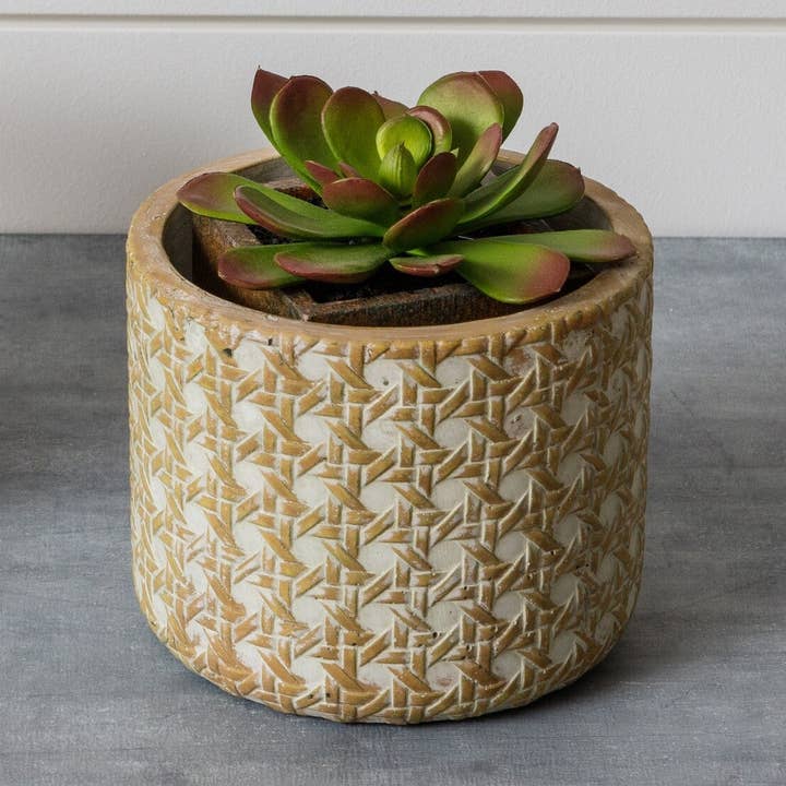 Jardinera de cemento, Sm (Pk/02) para venta al por mayor de Audrey's Home & Gift