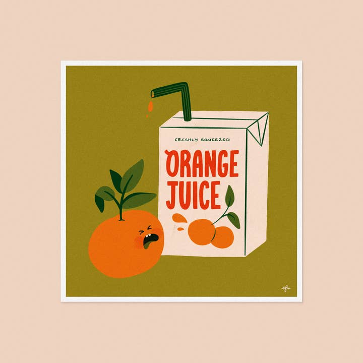 Olivia Faye Co - Wholesale Art Print - Fresh Squeezed Print