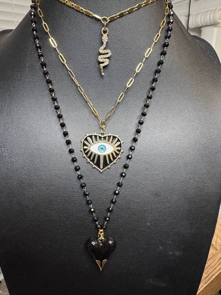 Olhos Coração Negro por atacado de BeadnikRow