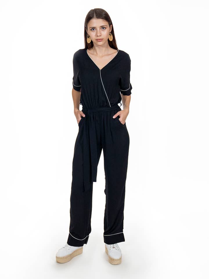 Blace Black Jumpsuit para venta al por mayor de SOHUMAN
