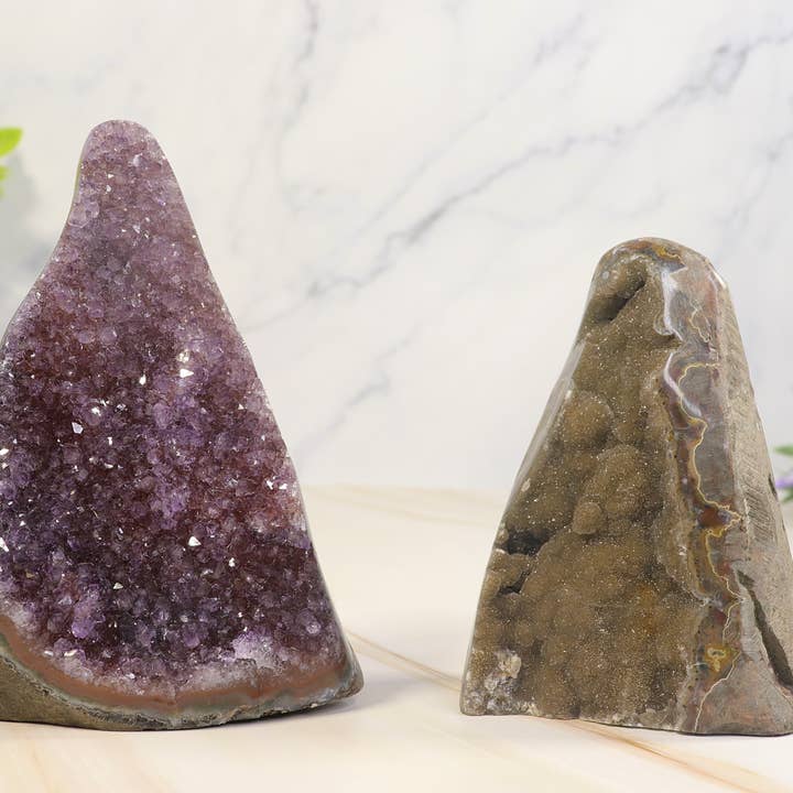 Natures Artifacts Inc - Wholesale Spiritual Stone/Crystal - Galaxy Rainbow Amethyst Stand Up - Rainbow Amethyst Décor4