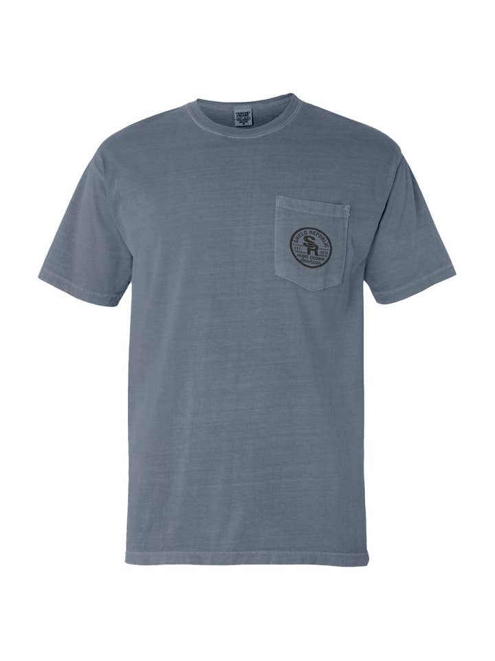 Shield Republic - Wholesale Screen Printed T-Shirt - Men's - Backyards and Busted Knuckles Pocket Tee