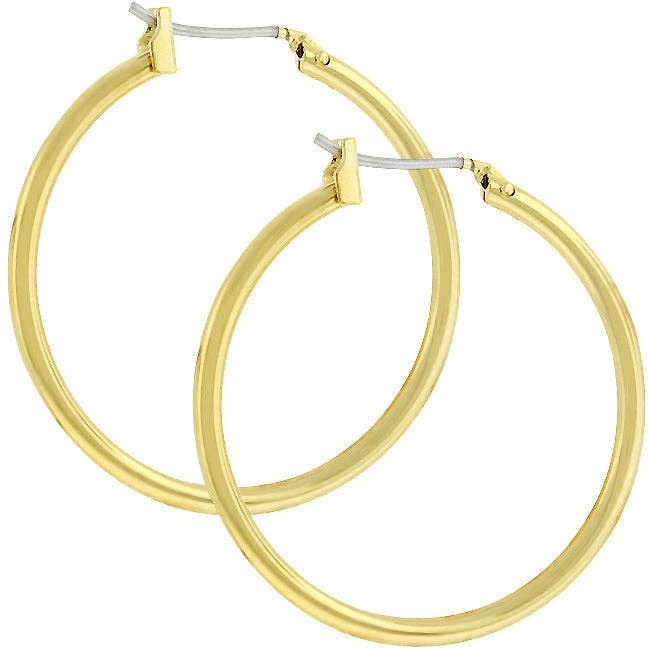 Golden Hoop Earrings for wholesale by JewelScent