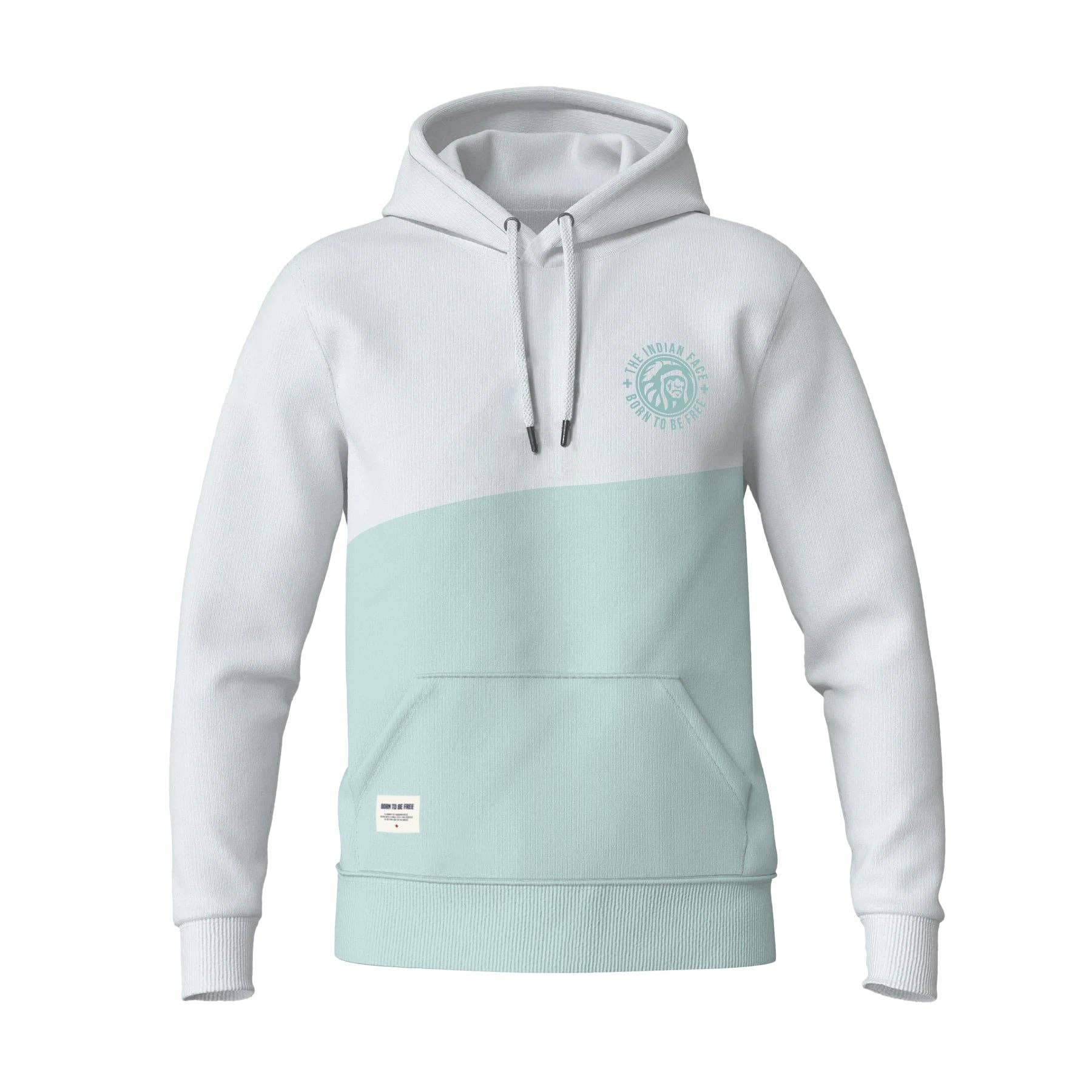 Indicom Brands - Wholesale Hoodie - Unisex - Summit White / Blue0