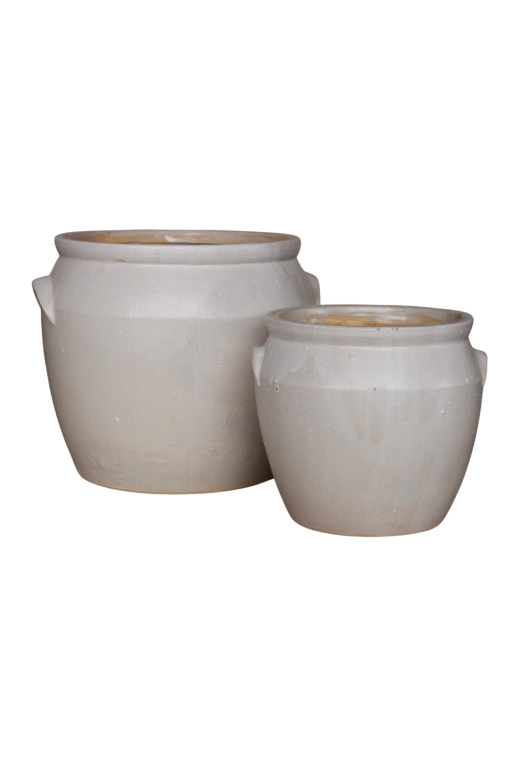 Luxe B Co - Wholesale Decorative Jar - French Replica White Matte Confit Crock Pot Small2