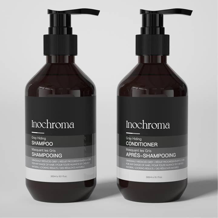 Ensemble de shampooing et après-shampooing Inochroma Gray Hiding pour la vente par Inochroma