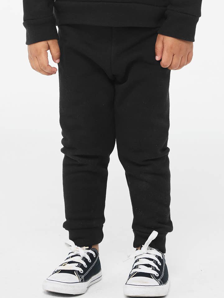3727T joggingbroek met zachte spons en fleece voor peuters voor wholesale door Forever11