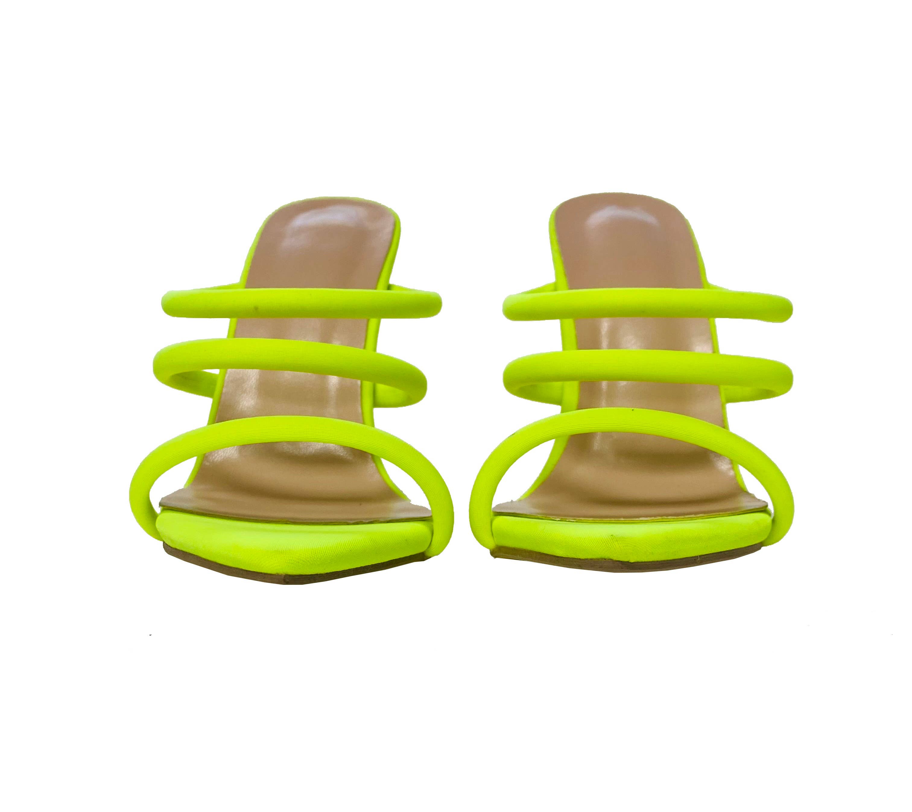 Mique - Vente Talons hauts – femme - Escarpins mode Jessica verts2