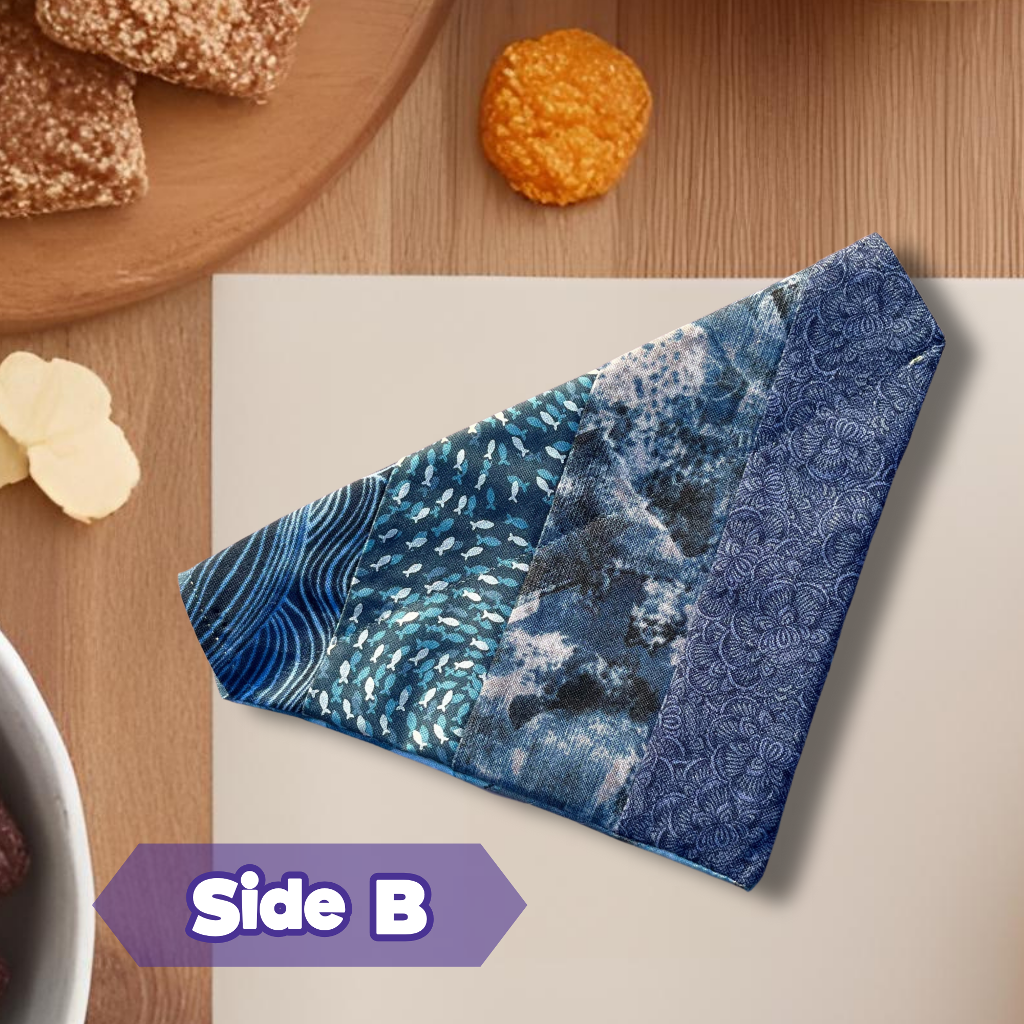 Pup Snack Pack - Wholesale Pet Bandana - Dog - Quilted Over the Collar Dog Bandana6