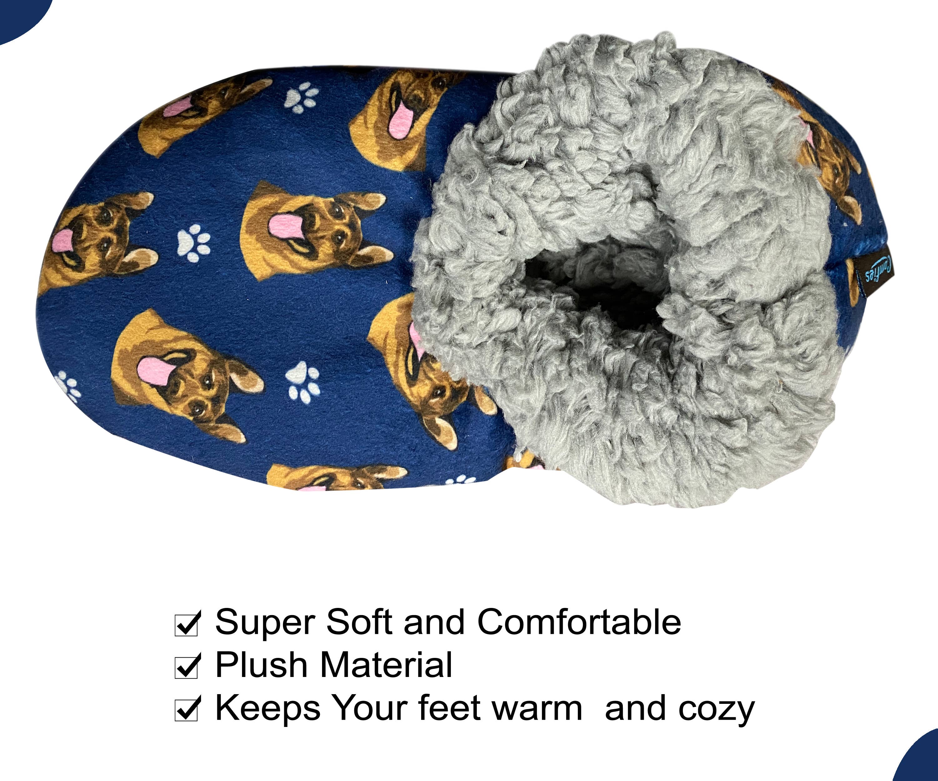 E&S Pets - Venta al por mayor Zapatillas para casa - Mujer - Pantuflas de pastor alemán3