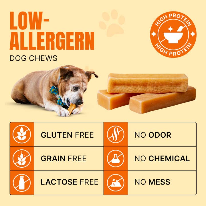 Tibetan Dog Chew - Wholesale Pet Treats - Dog - Tibetan Dog Chew for dogs under 70 lbs- Xtra Large