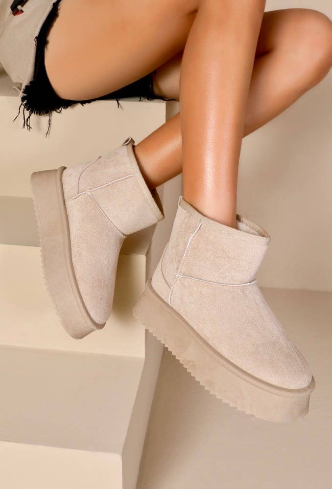 Joia Paris - Wholesale Booties - Women's - PU-13 high lined wedge boots6