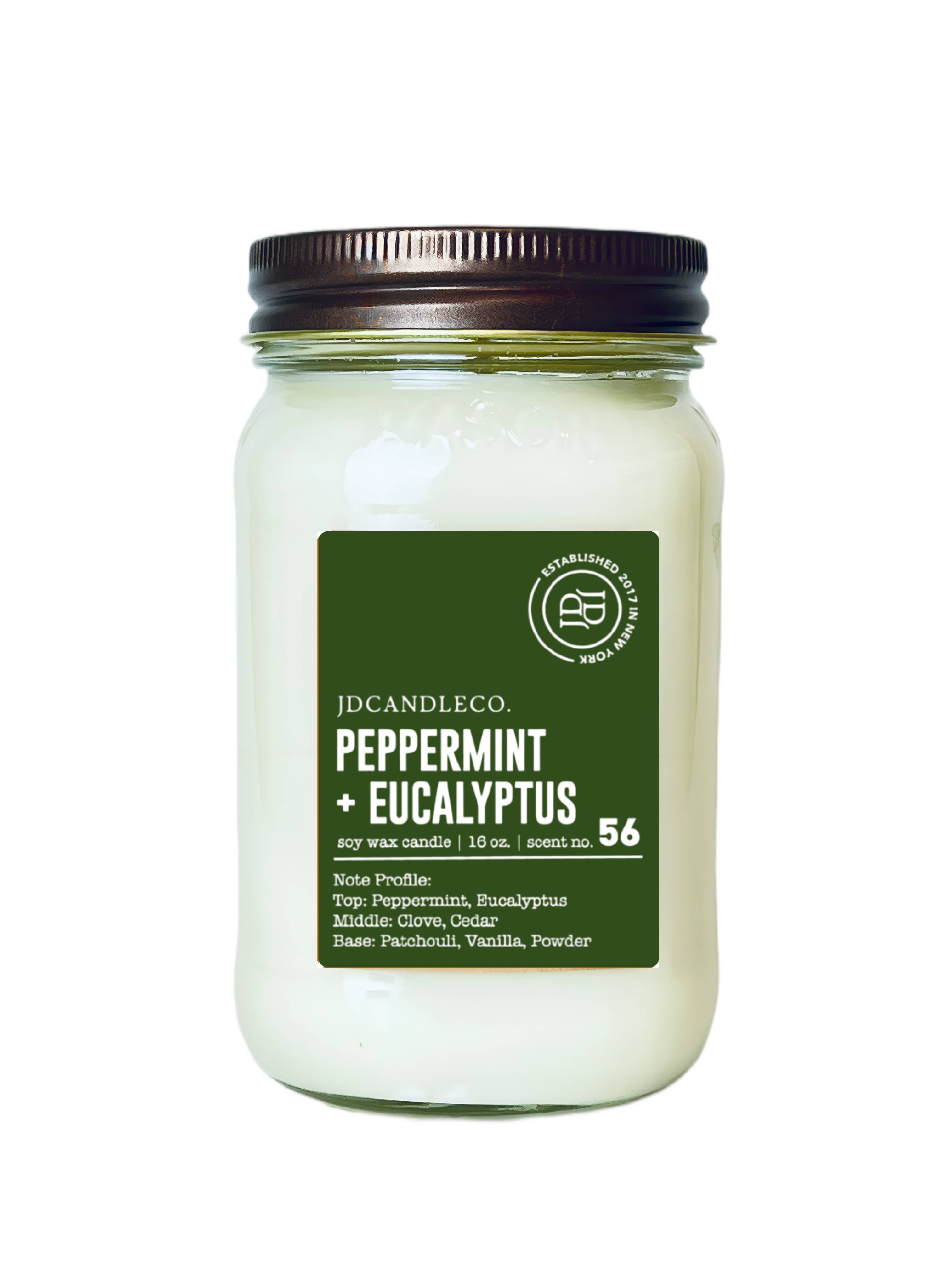 JD Candle Co. - Wholesale Jar/Filled Candle - Holiday 16 oz Mason Jar Candles10