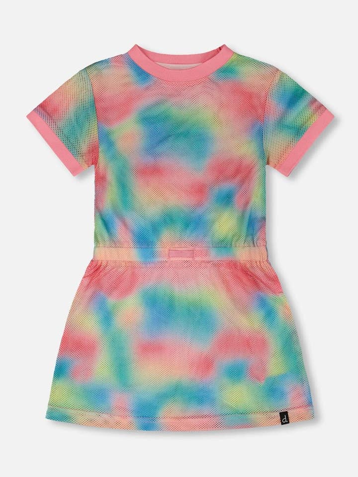 Vestido de Praia em Malha Multicolor por atacado de Deux par Deux