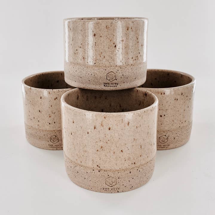 Au Naturel Tumblers - Set of 4 for wholesale by The Hive Ceramics