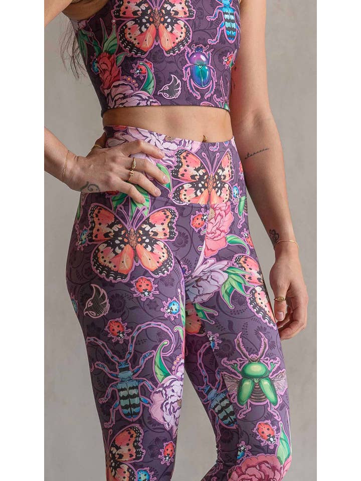 Eagle Rock Werkshop® - Wholesale Athletic/Lounge Leggings - Women's - Enchanted Garden Athleisure Leggings