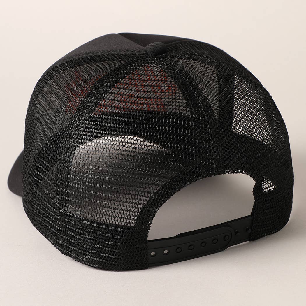 Fashion City - Wholesale Trucker Hat - Women's - Howdy Witches Embroidered Mesh Back Trucker Hat 6