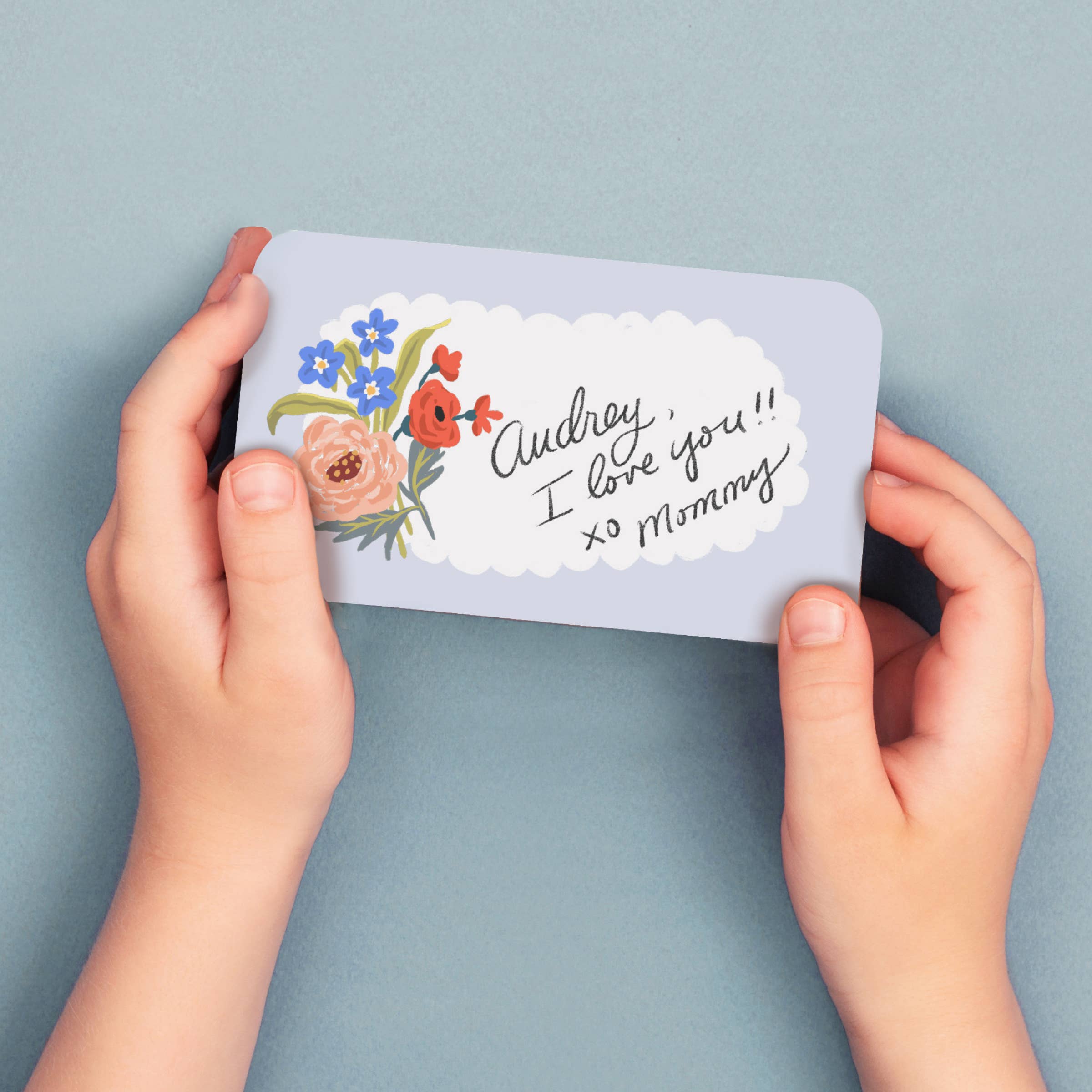 Inklings Paperie – wholesale Kontorsmateriel/Notecard Set – Pocket Notes™ - Förgätmigej1