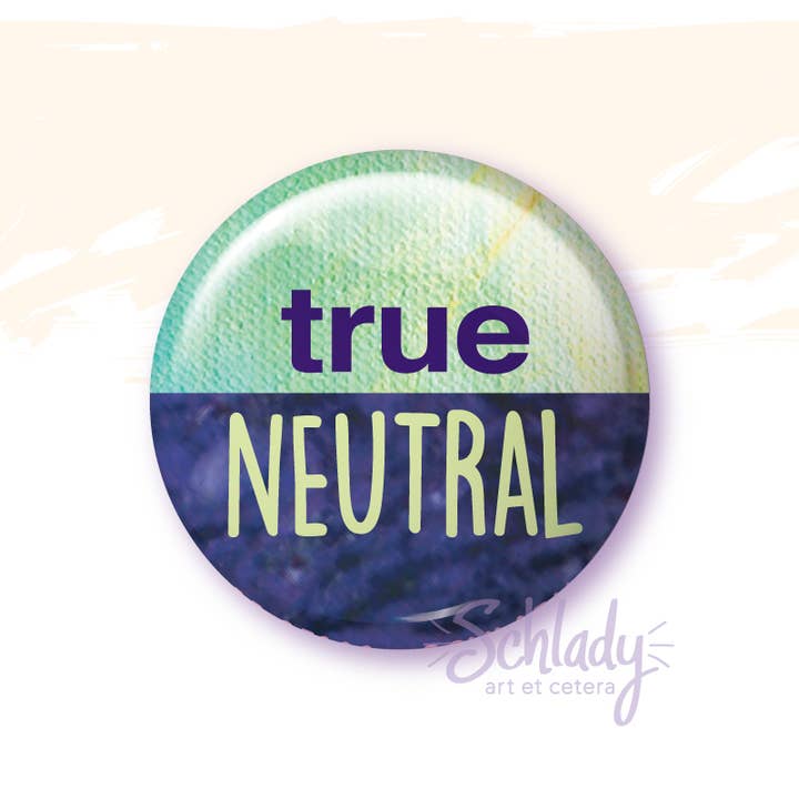 Schlady - Vente Épinglettes/boutons - True Neutral - Épingle à boutons