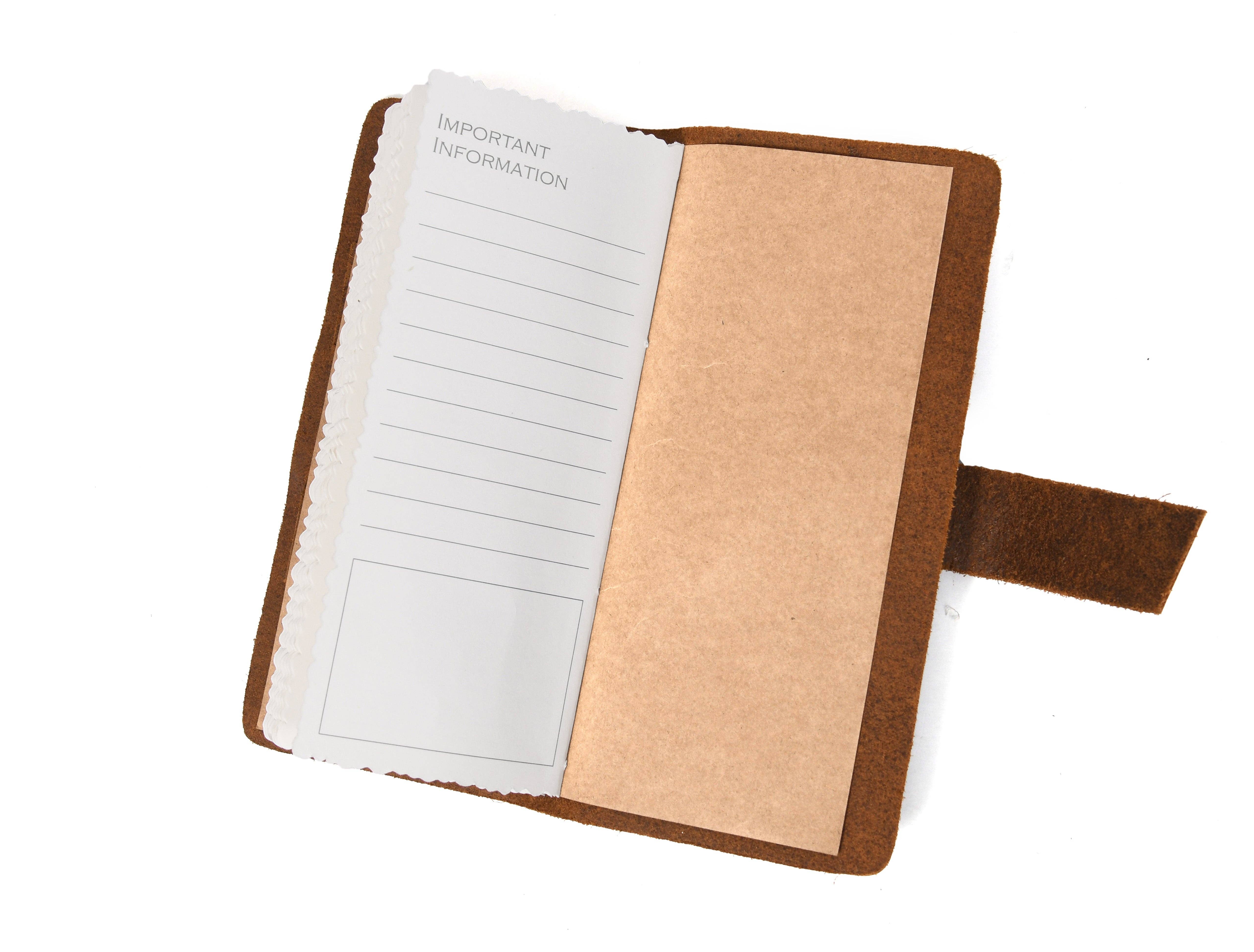 TLG Canada - Wholesale Journal/Diary - Canada Leather Genuine Fishing Logbook | Made In8