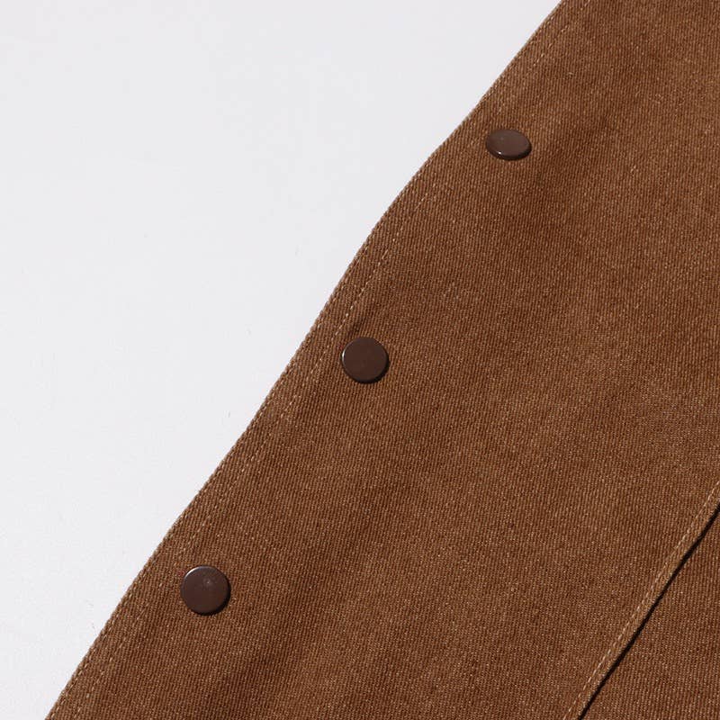 Cor como imagens Conjunto Retrô Desgastado Feminino com Jaqueta Curta com Amarração e Calça Reta para venda a revendedores na Faire16