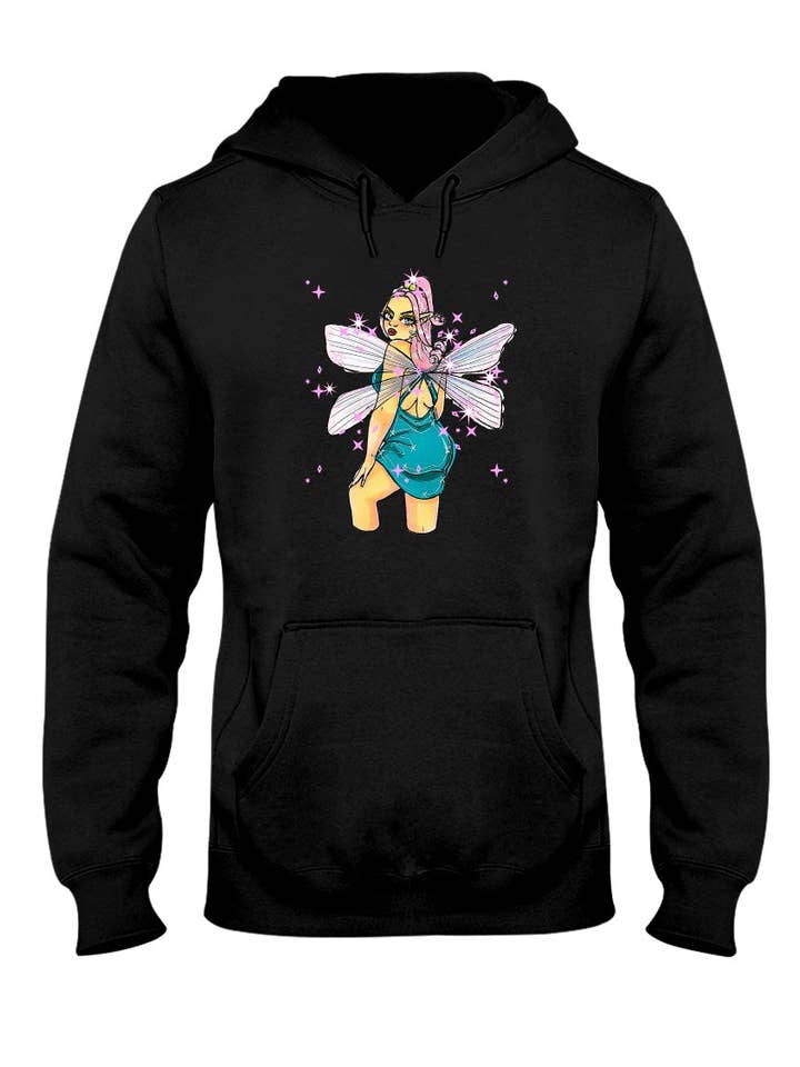 Dragonfly Fairy Hoodie for wholesale by D. Ridley Designs