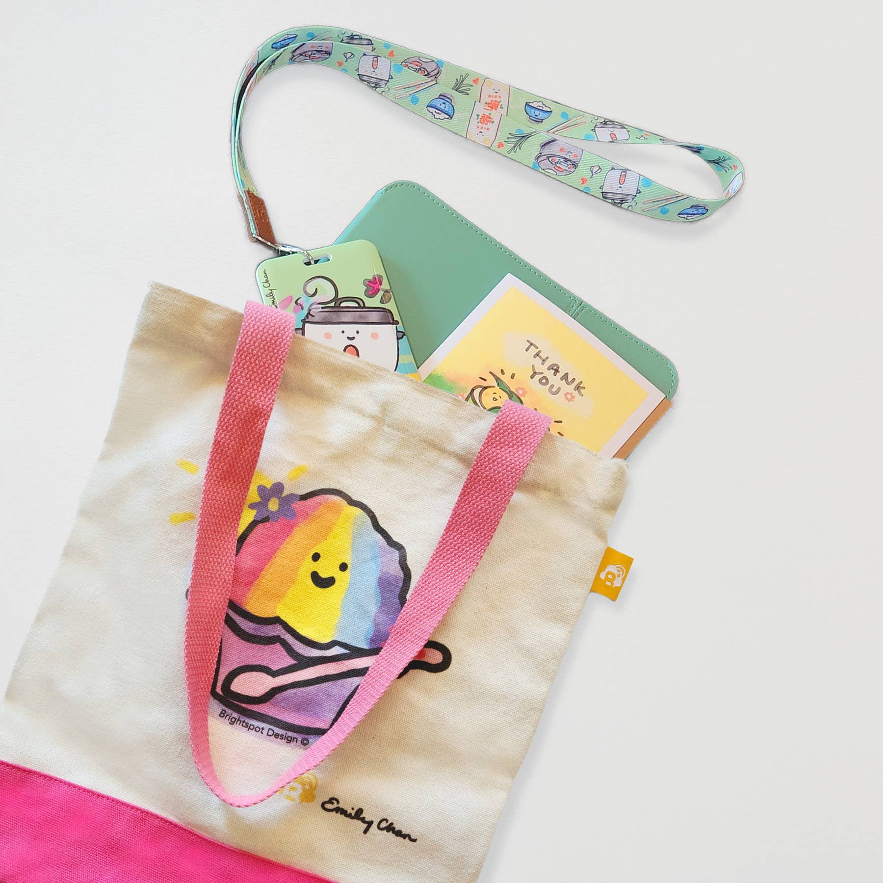 Brightspot Design - Wholesale Tote Bag - Women's - Capybara Cup Mini Canvas Tote Bag2