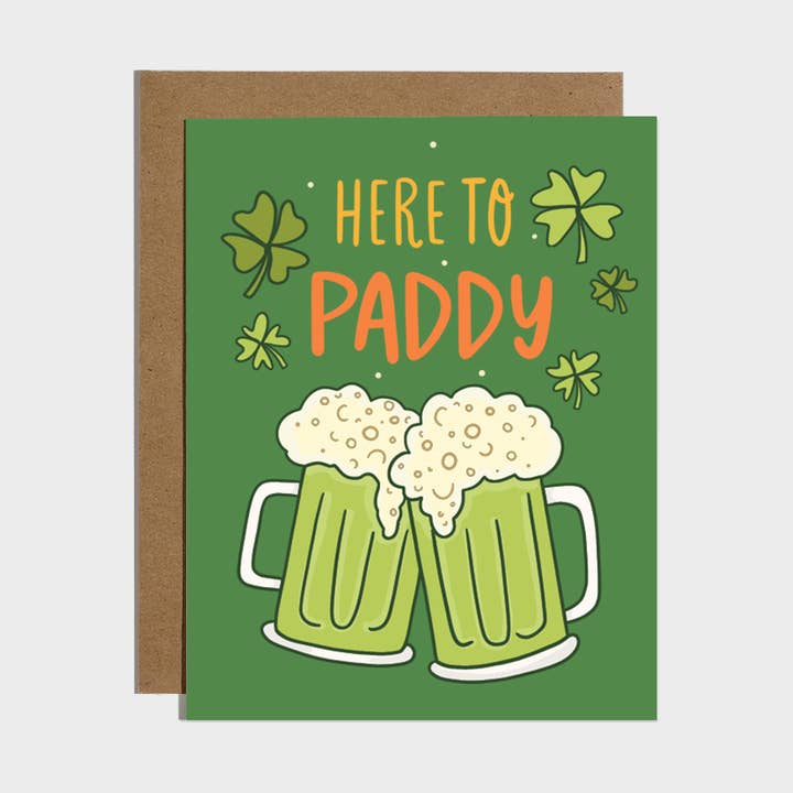 Brittany Paige - Wholesale St. Patrick's Day card - Here to Paddy St. Patrick's Day Card0
