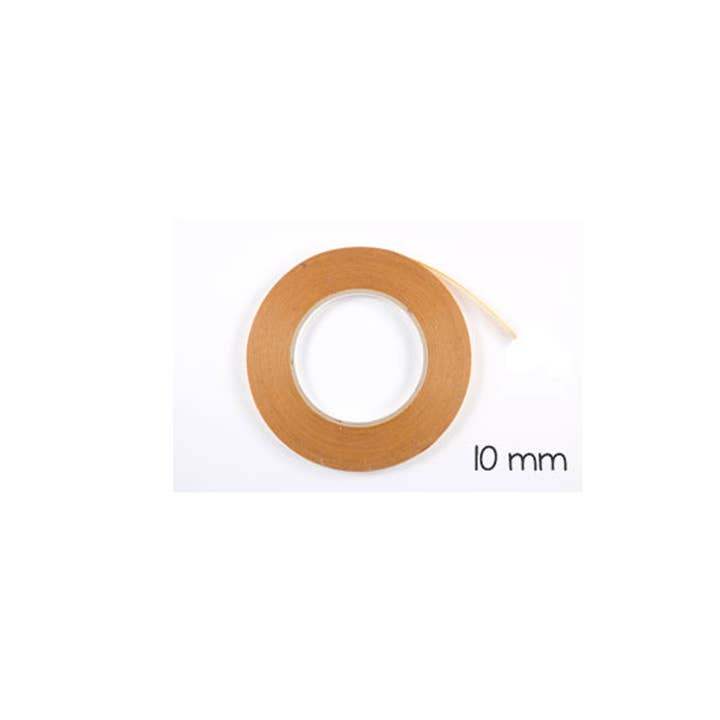 Impronte D'Autore - Wholesale Rubber/decorative stamp - Thin tearable double-sided tape 10 mm x 25 m