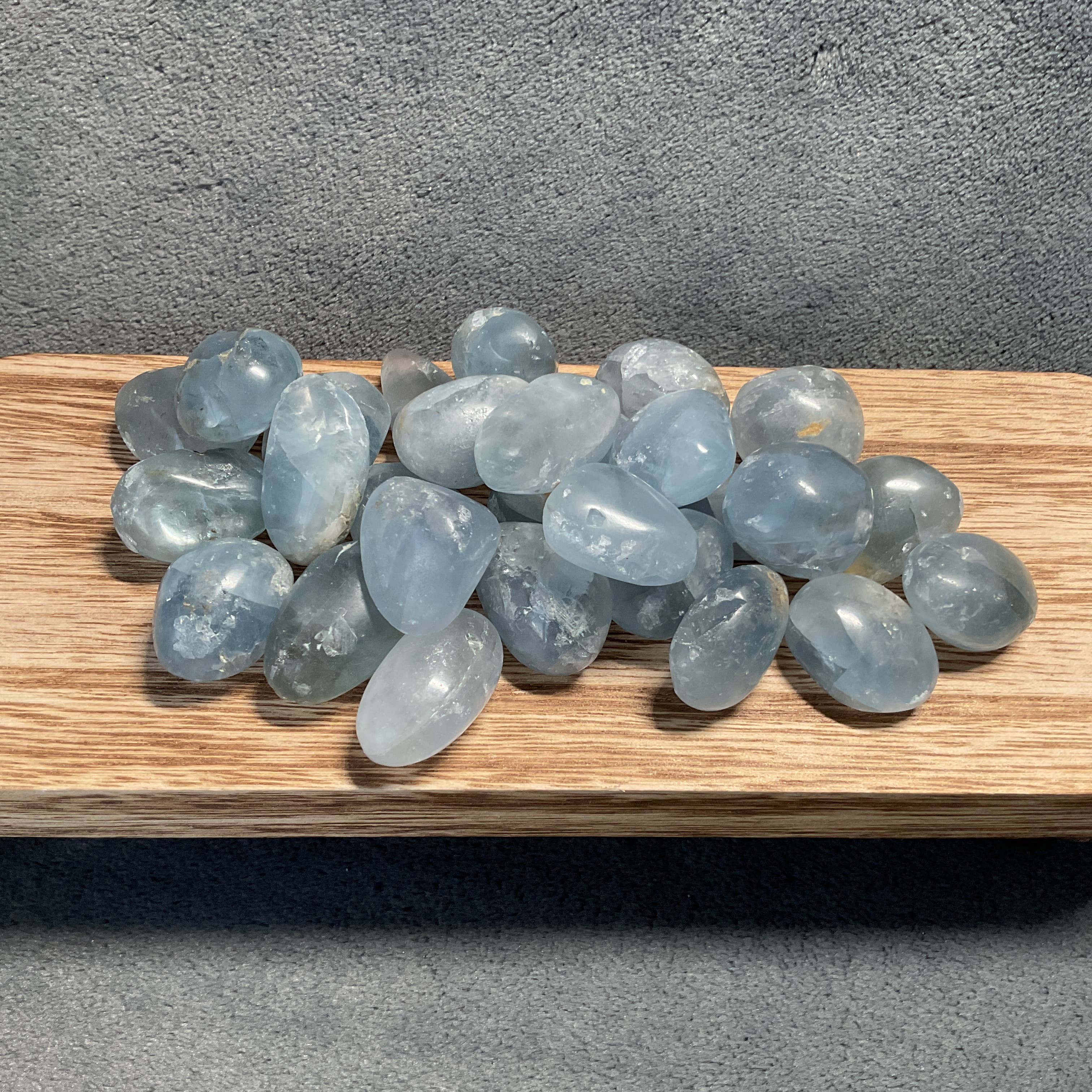 Rock Restock - Wholesale Spiritual Stone/Crystal - Celestite Tumbled Stones - 1 lb4