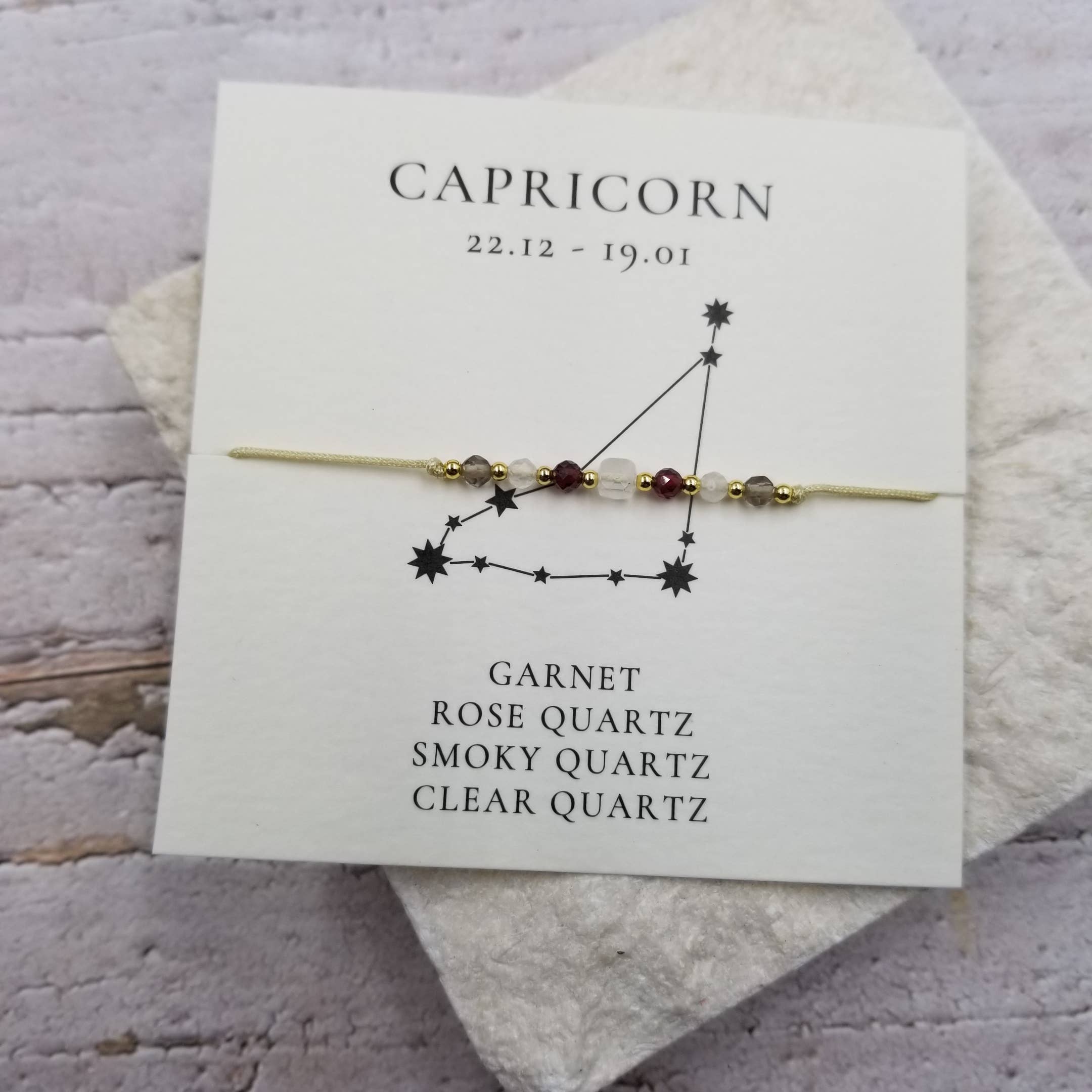 Treasure Wholesale - Wholesale Jewelry Set - Constellation Natural Stone Bead Friendship Bracelet3