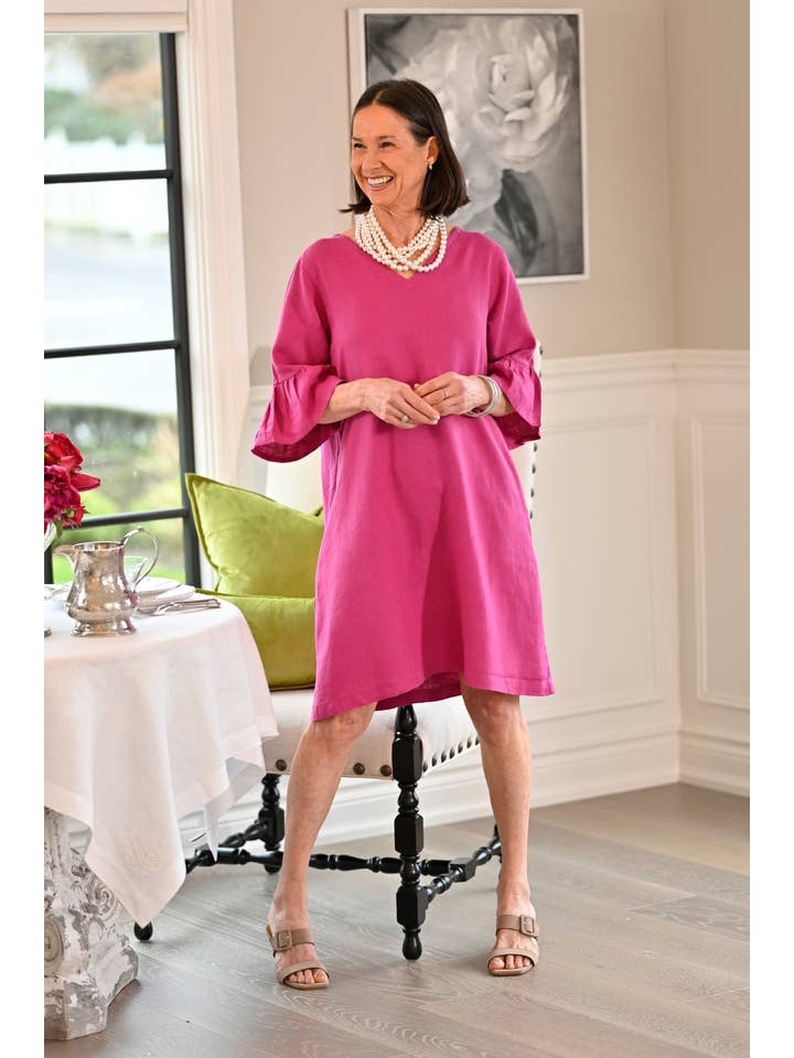 Arte Italica & Crown Linen Designs - Vendita all'ingrosso Vestito - Donna - Abito in lino Bethany4