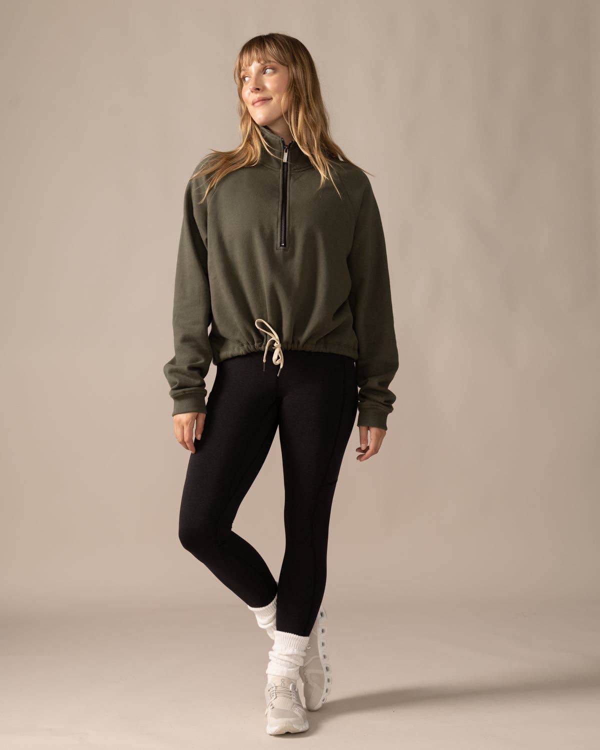 Wayfarer sweatshirt - Moss for wholesale on Faire2