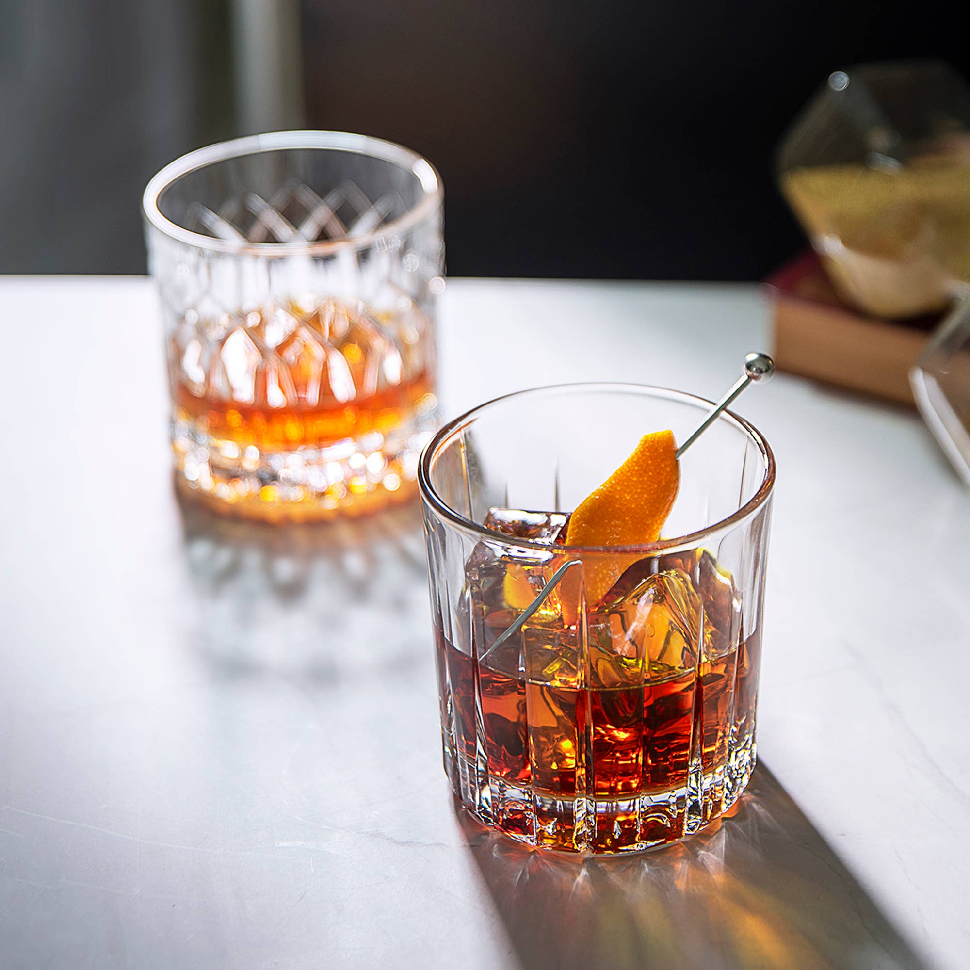 Claro Conjunto de Whiskey Glendale - 4 unidades (custo por copo) para venda a revendedores na Faire3