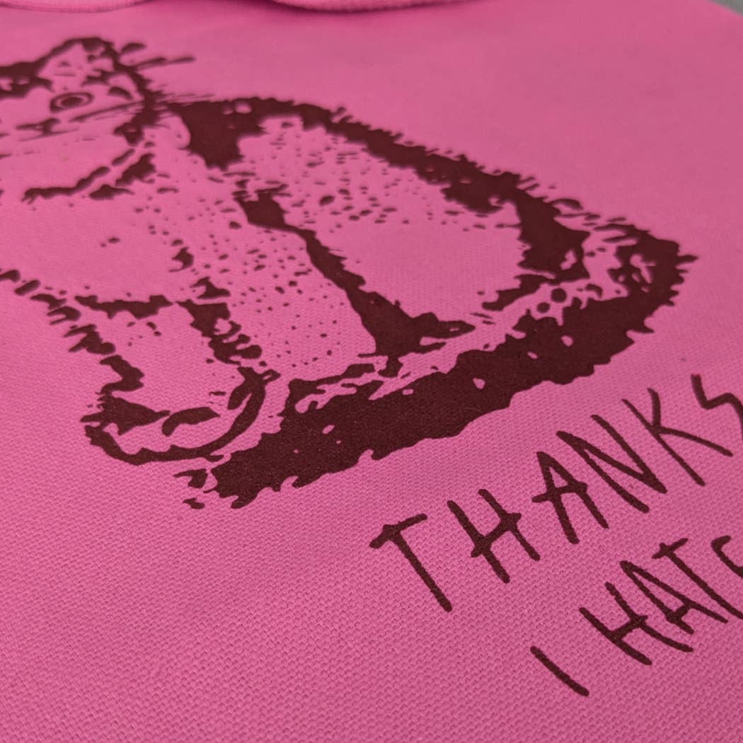 Rx Letterpress - Vente Tote bag – unisexe - Merci, je le déteste | Cadeau pour les amateurs de chats | Sac à main amusant en toile10