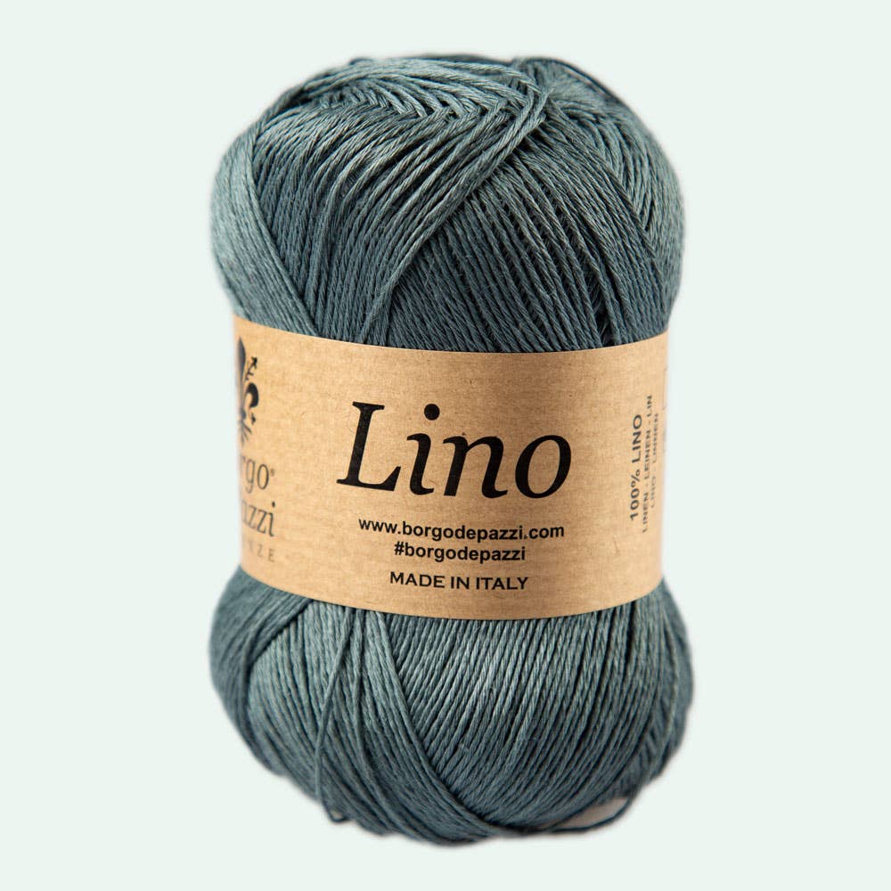 Borgo de' Pazzi - Firenze – Großhandel Garn – Lino - Leinenwolle 10 x 50 g Knäuel10