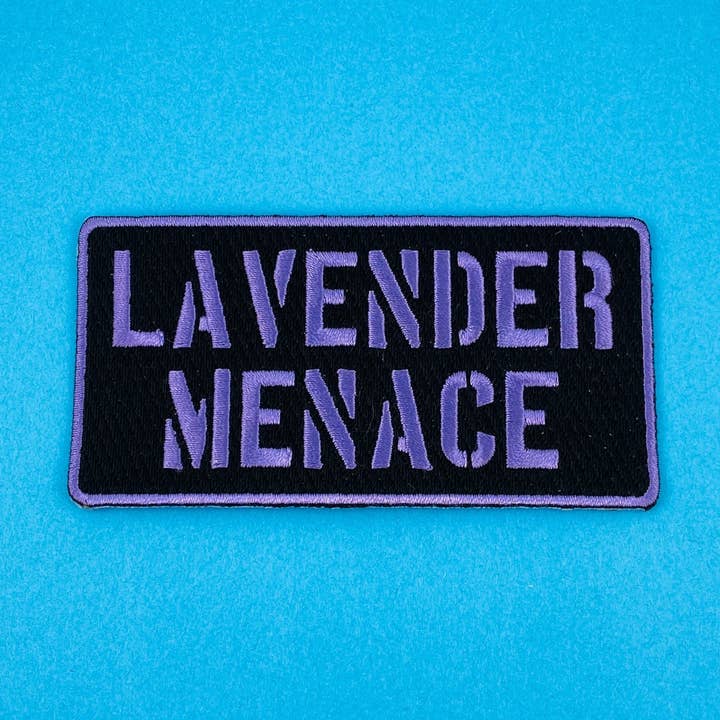 Écusson thermocollant Menace Lavande pour la vente par Ridin' High Productions