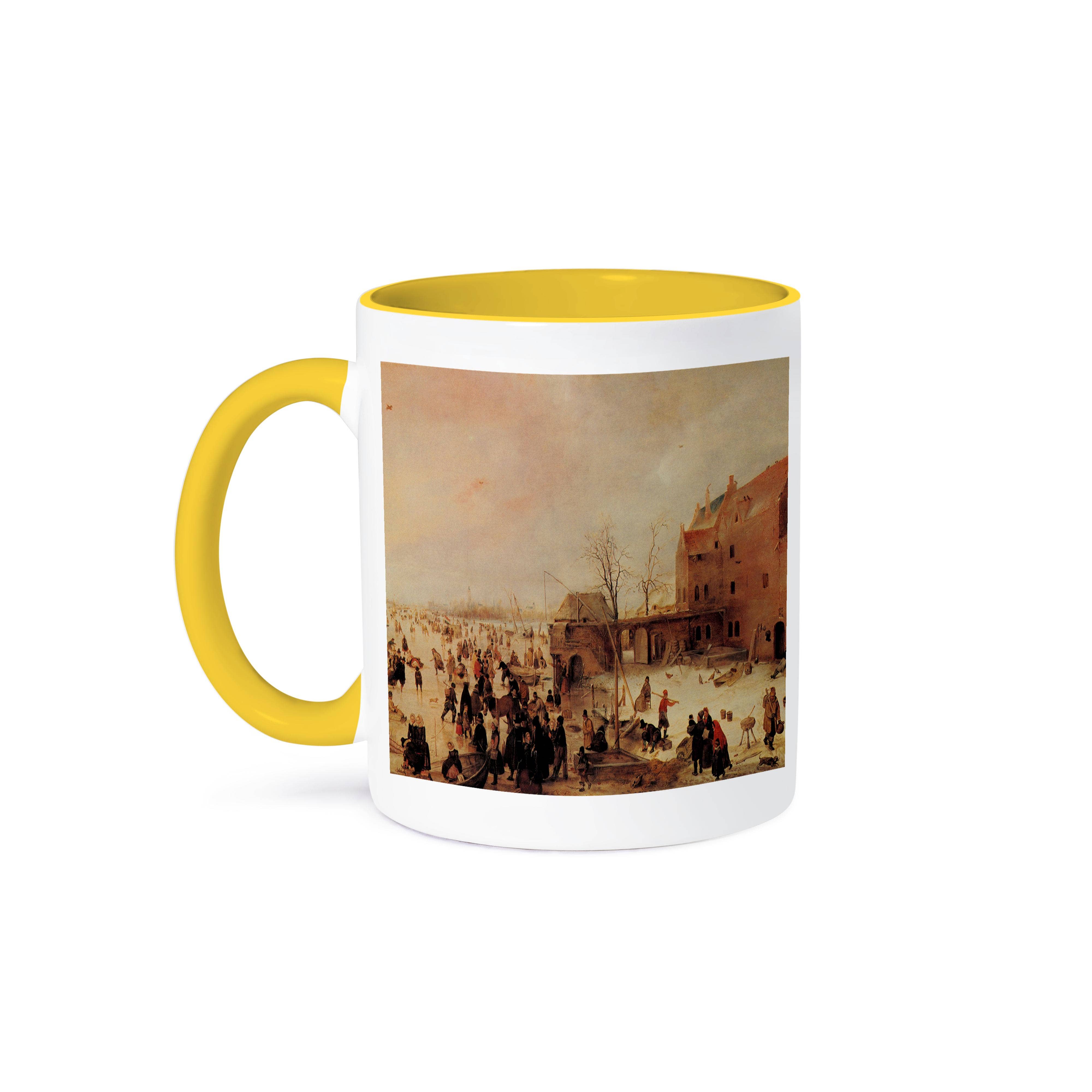 3dRose - Wholesale Coffee Mug - 3dRose, A Scene on the Ice Near Town, ca 1615 by Hendrick Avercamp, Mug0