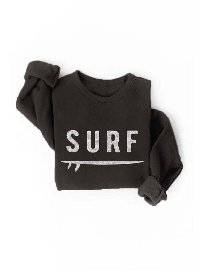 OAT COLLECTIVE - Wholesale Graphic Sweatshirt - Women's - SURF Graphic Sweatshirt